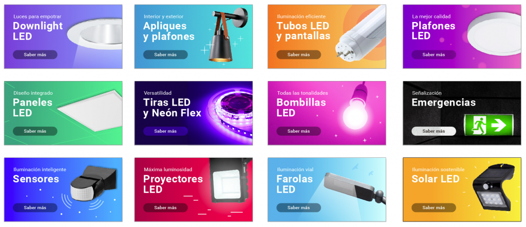 Diseño de banners de categorías web